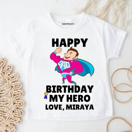 Happy Birthday My Hero Kid's Wear