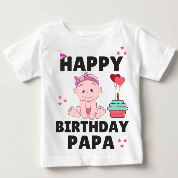 Happy Birthday Papa Kids T-shirts | Knitroot