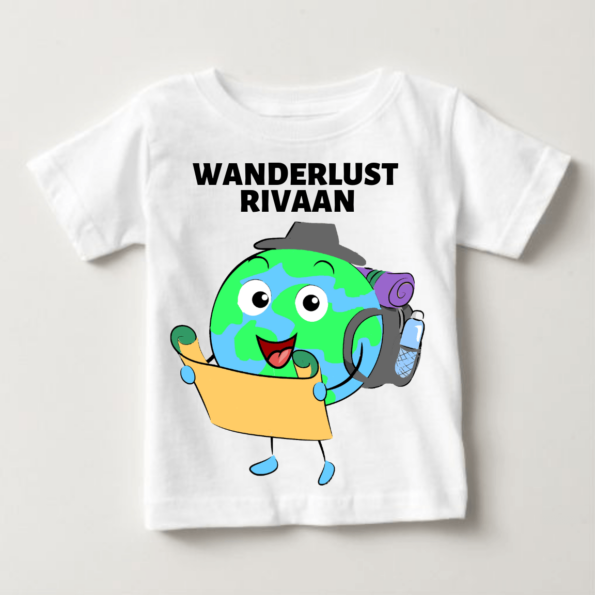 wanderlust summer kids T-shirts|knitroot