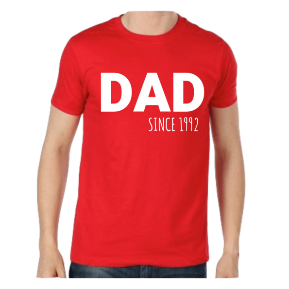 Dad Since 1992 Red Tshirt