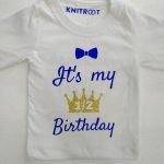 happy 1/2 birthday t-shirt | Knitroot