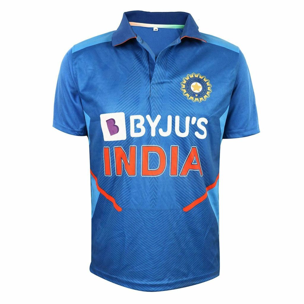 Indian Cricket Jersey | For Kids | With Name and Number | Knitroot