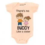 buddy sister white color romper