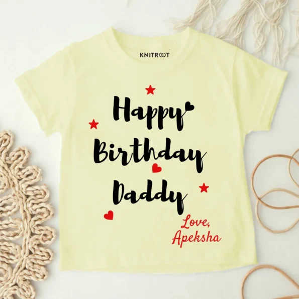 happy birthday daddy tshirt