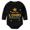 First lohri mumma papa | baby romper | Knitroot