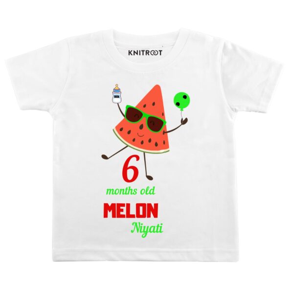 6 month melon tee
