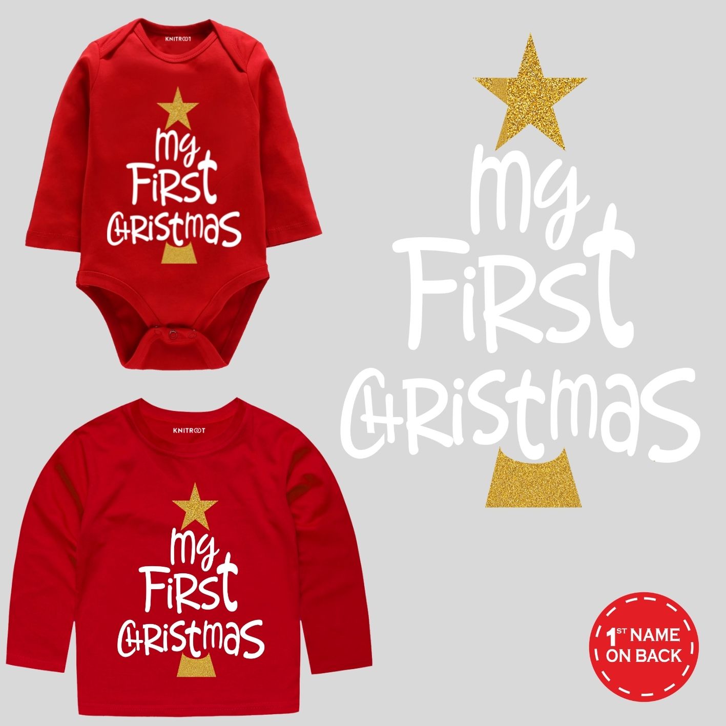 My first christmas | baby wear for christmas | baby's first christmas outfit