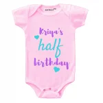 half-birthday-baby-romper-white-knitroot