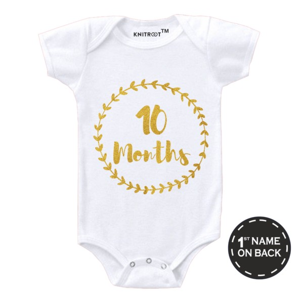 10th month baby romper | baby month by month rompers | knitroot