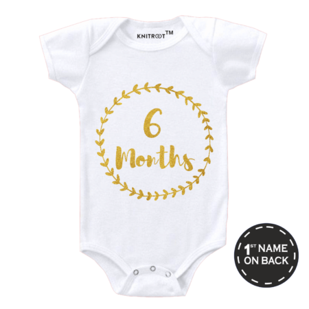 6th month baby romper | baby month by month | knitroot
