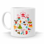 colorful Christmas Coffee Mug