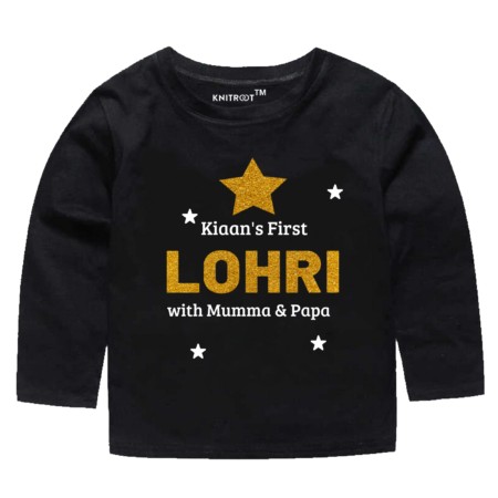 Baby's First Lohri | Kid's T-shirt | Knitroot