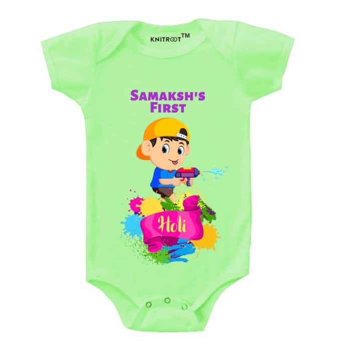 holi special dress for baby girl