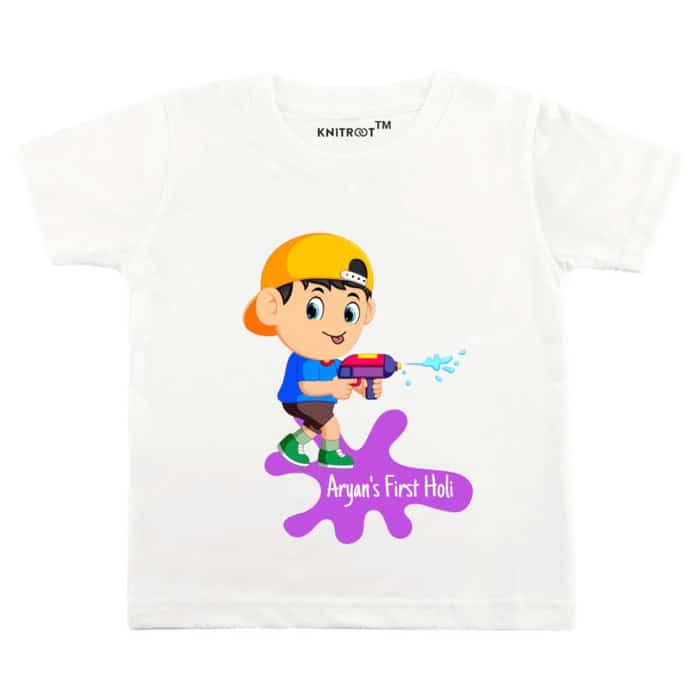 holi t shirt kids