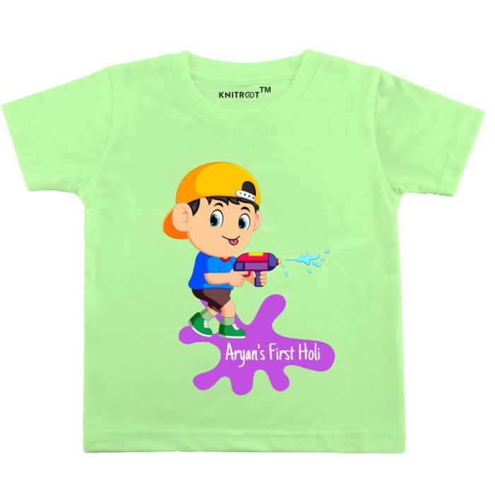 holi t shirt kids