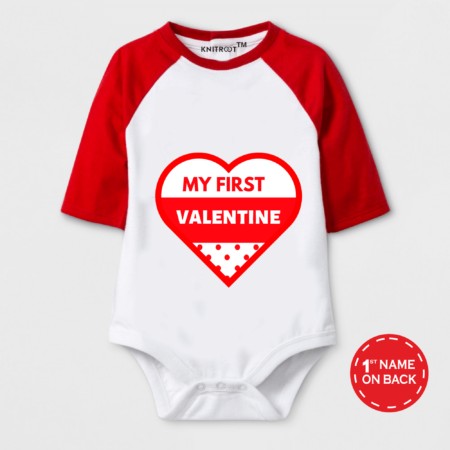 my first valentine day baby outfit | Knitroot