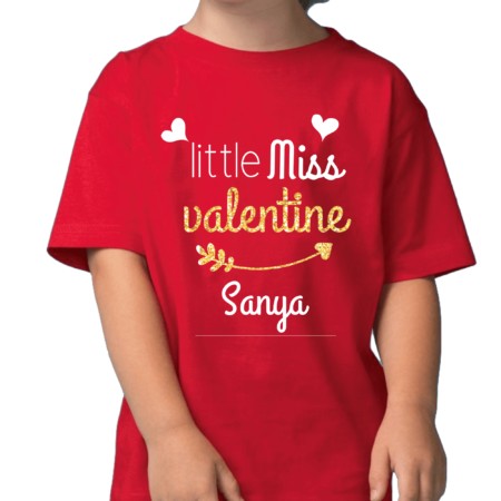 Little Miss Valentine | kids t-shirt | KNitroot