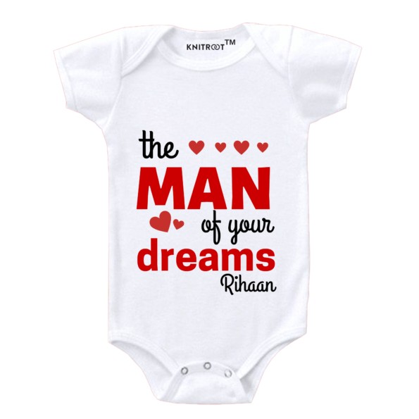man of your dreams | baby rompers | kids onesie | knitroot