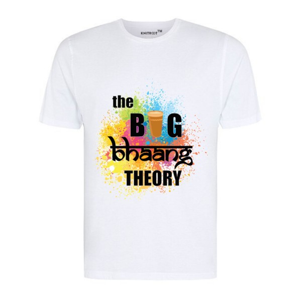 THE BIG BHAANG THEORY stated men’s t shirt for holi party 2020