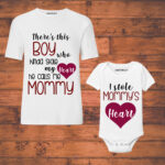 mom and son duo tees