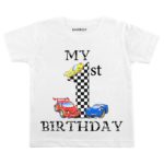 First Birthday Family Combo Outfits with car design