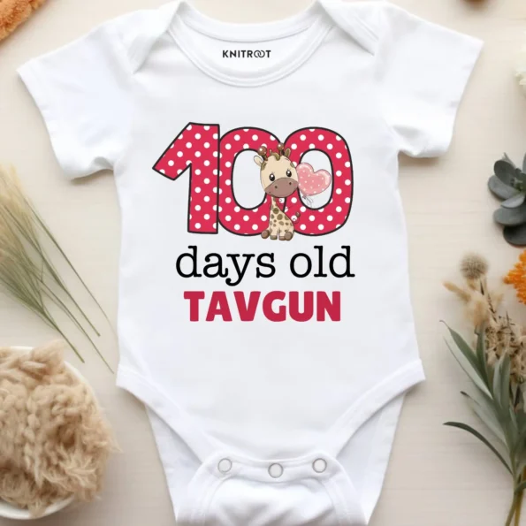 100 days old baby outfit for Photoshoot