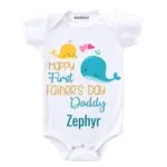 first fathers day romper