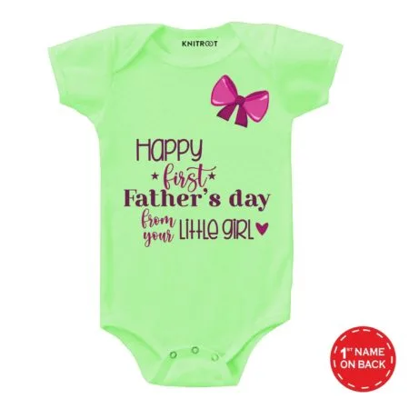 Fathers day onesie girl store