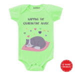 napping the quarantine away onesie for baby
