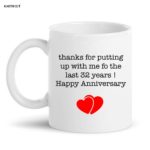 32 years happy anniversary coffe mugs2