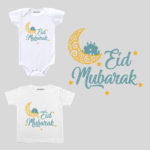 eid moobarak personalized kids outfits