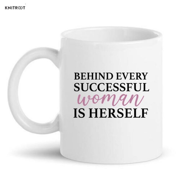 women in herself coffe mugs