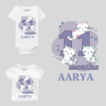 11 Month Cat Theme Newborn Baby Outfit