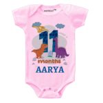 11 Month DINO Theme Newborn Baby Outfit
