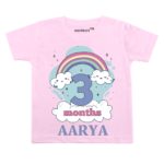 3 Month Rainbow Theme Baby Wear