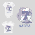 7 Month Cat Theme Newborn Baby Outfit