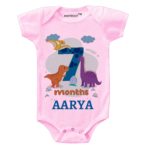 7 Month DINO Theme Newborn Baby Outfit