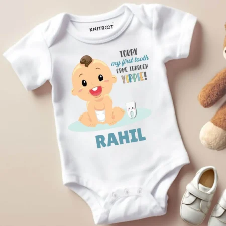 My First Tooth Baby T shirt & Romper