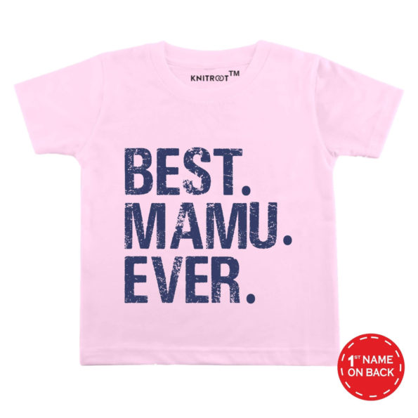 Best Mamu Ever T-shirt (Pink)