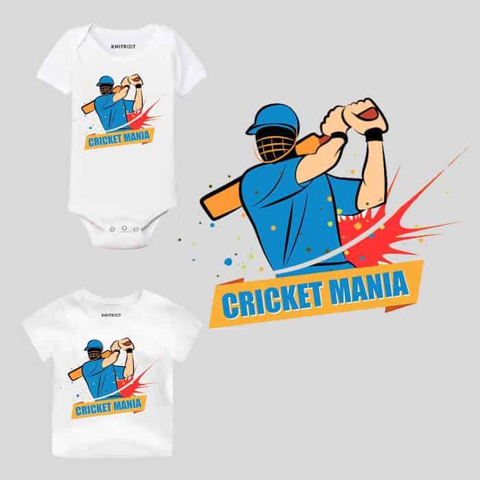 Cricket Sublimation Full Sleeves T-Shirt