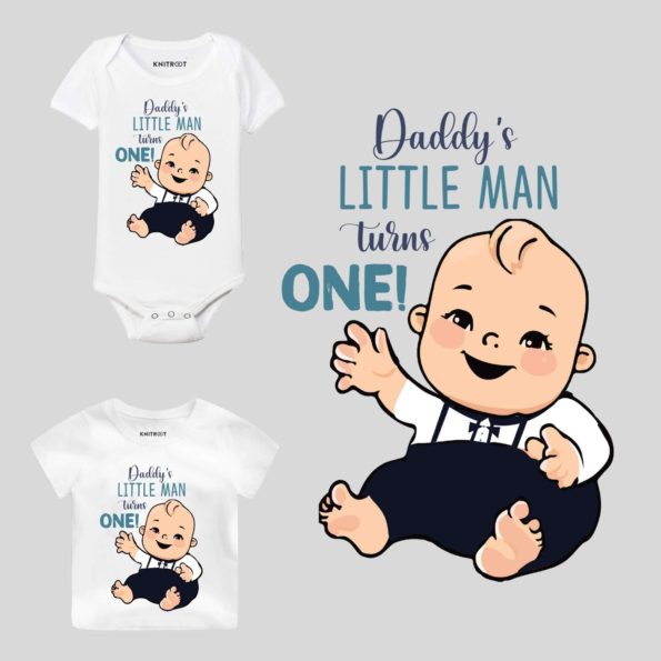 Daddys’s Little Man Turns One! Baby Wear