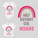 Half Birthday Girl Baby Clothes