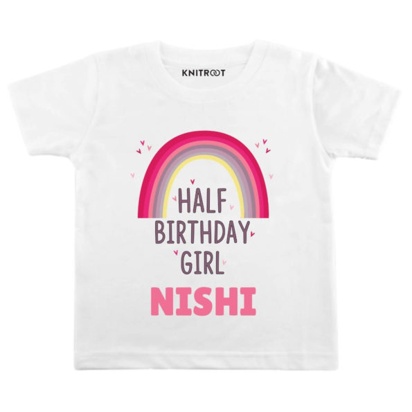 Half Birthday Girl T-Shirt