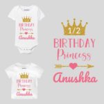 Half Birthday Princess Baby Outfit
