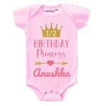 Half Birthday Princess Baby Outfit