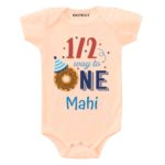 Half Way To One Theme Baby Clothes