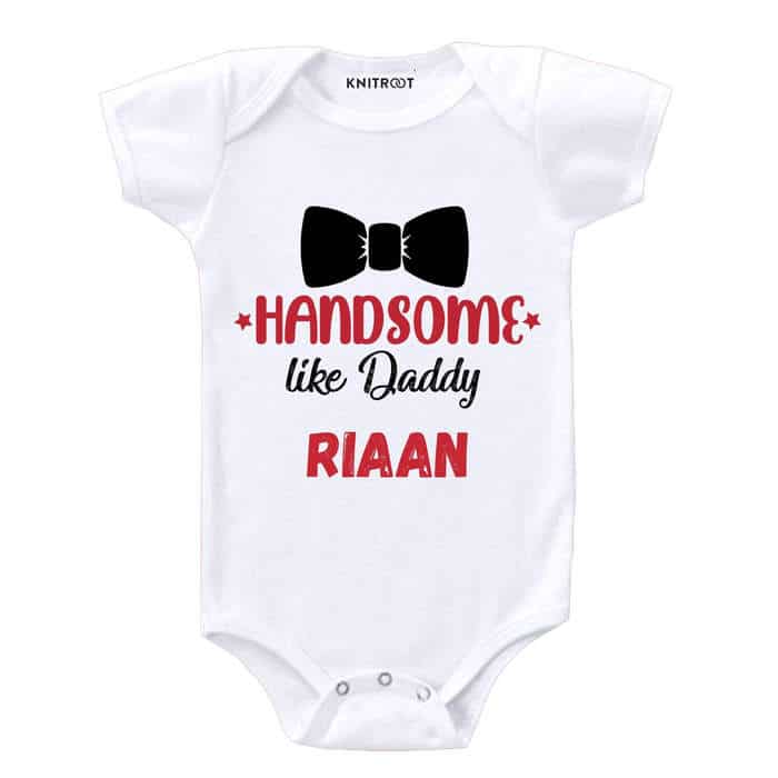 handsome like daddy baby clothes