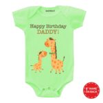 Happy Birthday Daddy! Geraph Theme Baby Wear