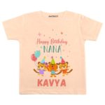 Happy Birthday Nana Tiger Design Baby Wear