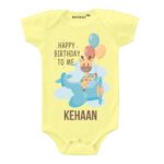 Happy Birthday To Me… Giraffe Design Baby Clothes